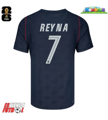 Estados Unidos Giovanni Reyna #7 Segunda Equipación Mundial 2026 Manga Corta